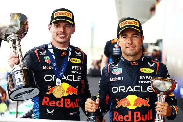 Red Bull Racing driver Max Verstappen and teammate Sergio Perez won the first and second place in the 2024 F1 Japanese Grand Prix