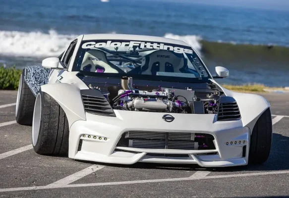 dual k24 swapped 350z front